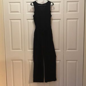 Black jumpsuit. Banana Republic. Sleeveless.